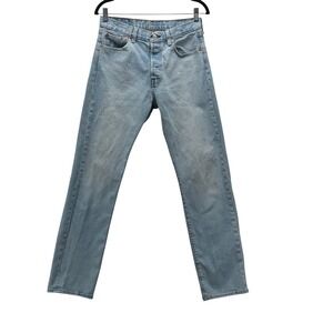 Levis 501 Straight Leg Jeans Blue 30‎